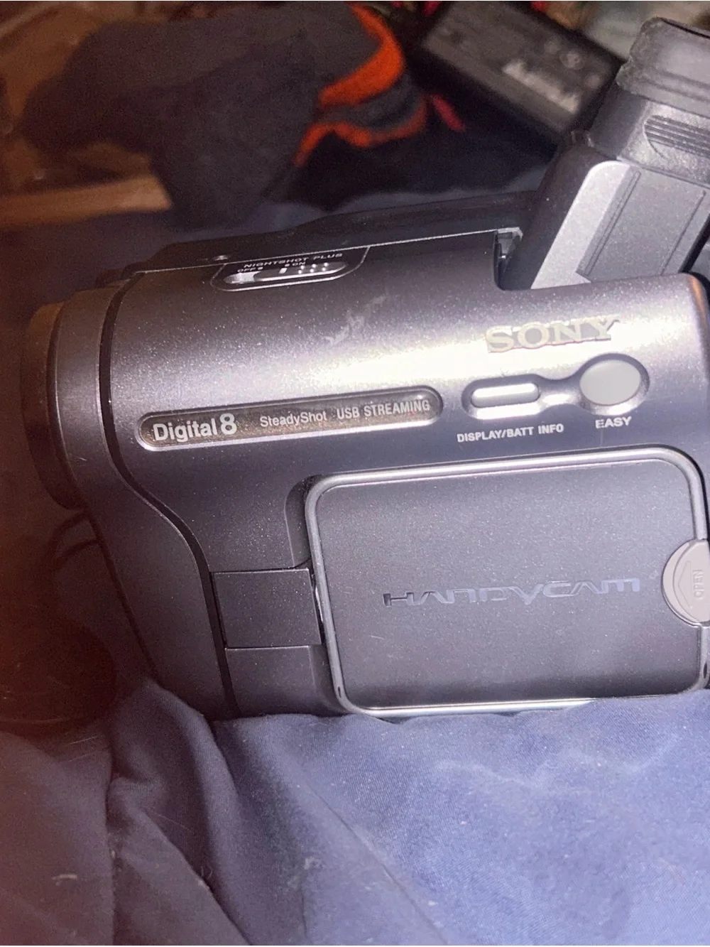 Sony Hi8 Camcorder with Black Hi8/TDK Tapes
